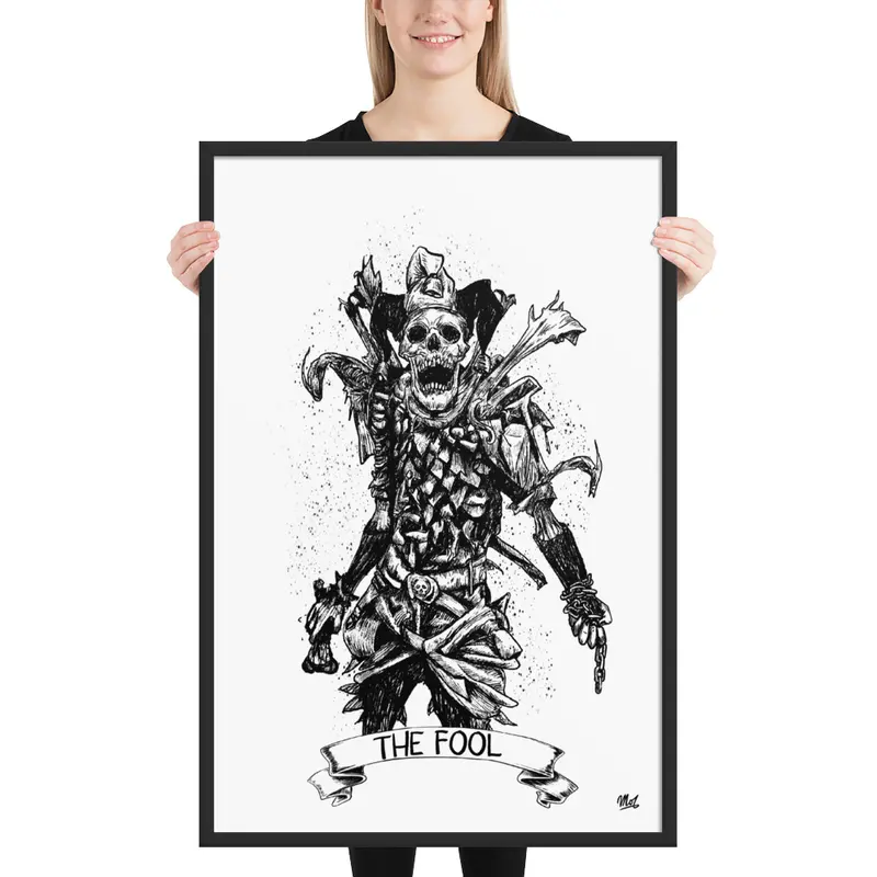 00 THE FOOL FRAMED