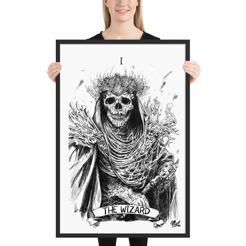 01 THE WIZARD FRAMED