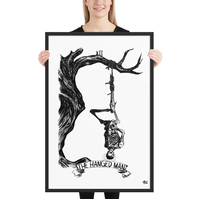 12 THE HANGED MAN FRAMED