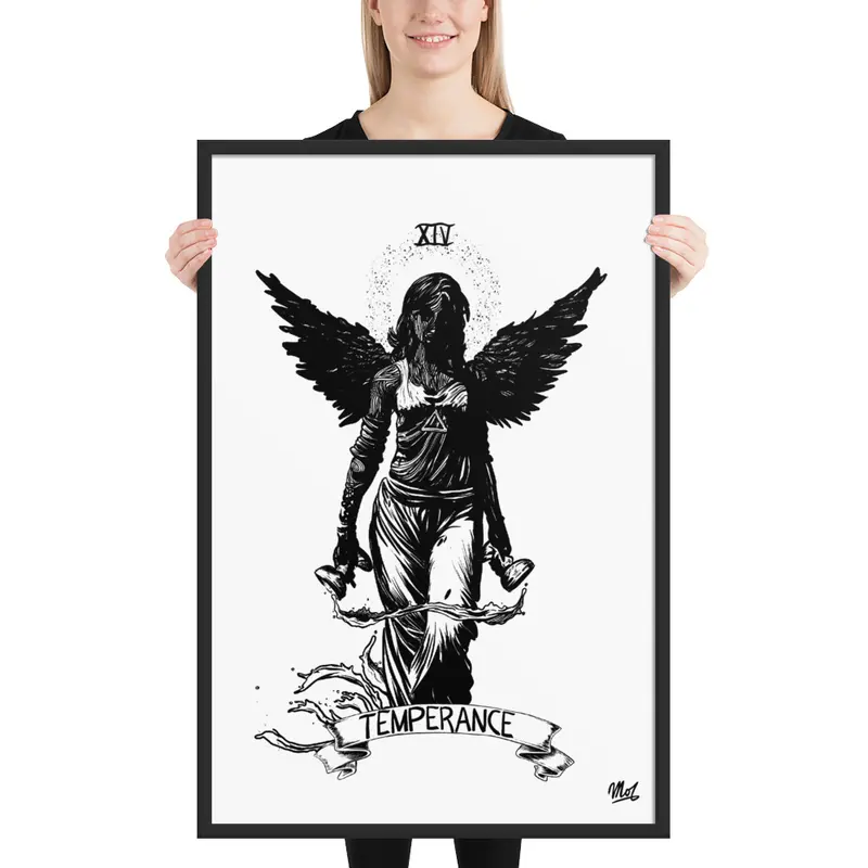 14 TEMPERANCE FRAMED