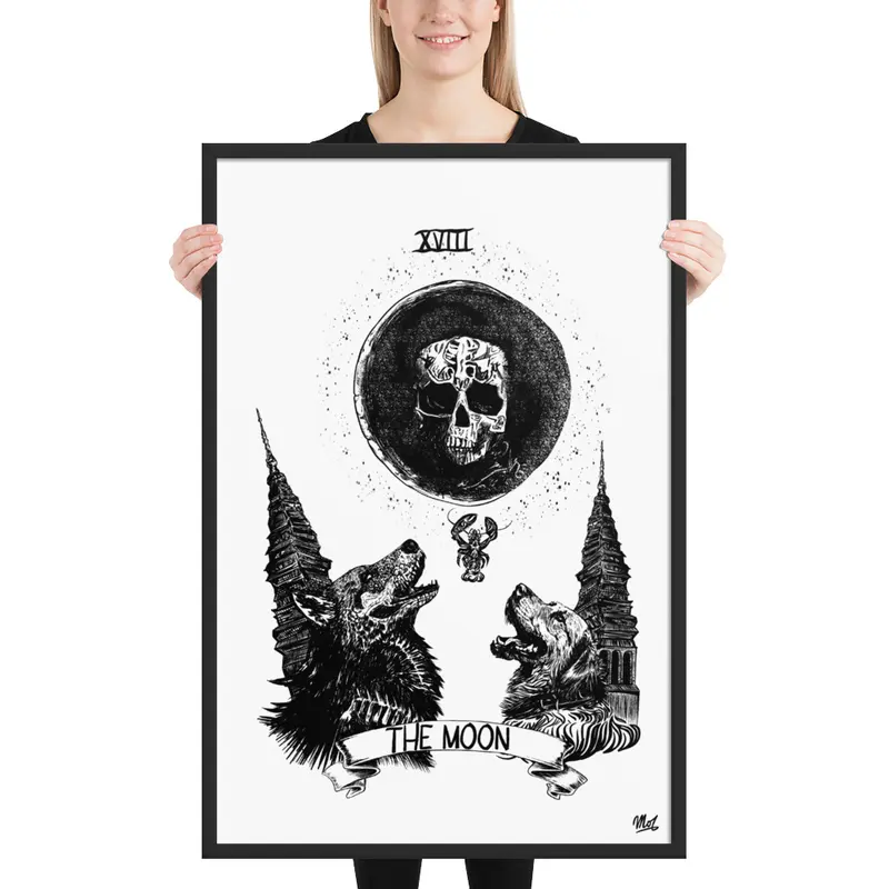 18 THE MOON FRAMED