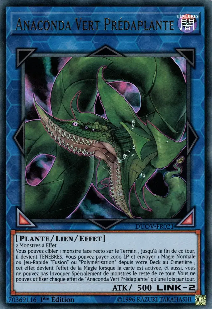 Anaconda Vert Prédaplante