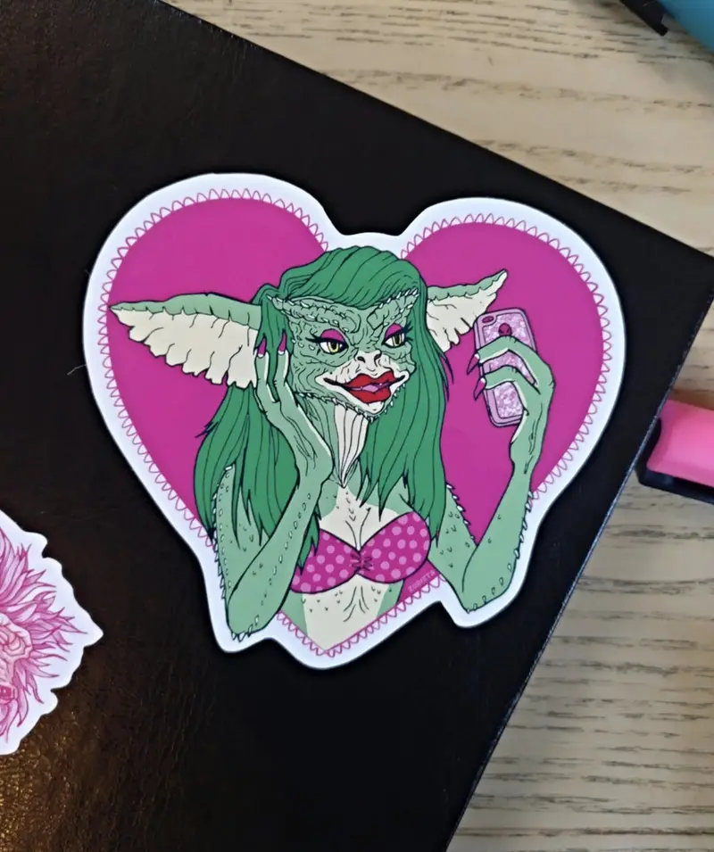 Autocollant Greta Le Gremlin