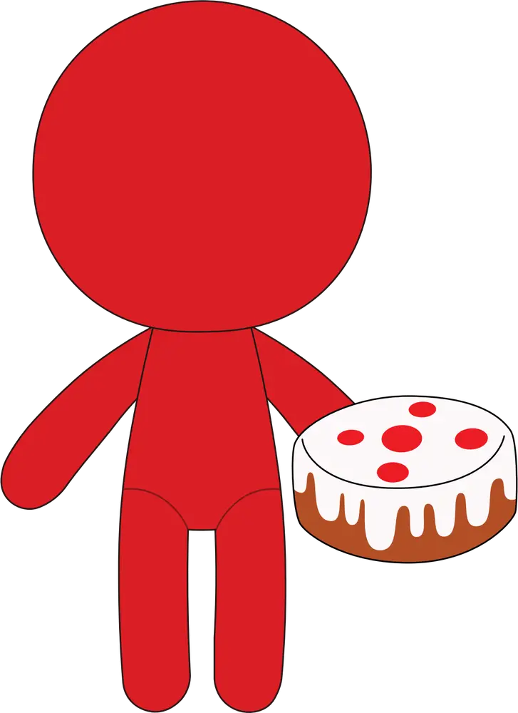 Baker Red Plush (9in)