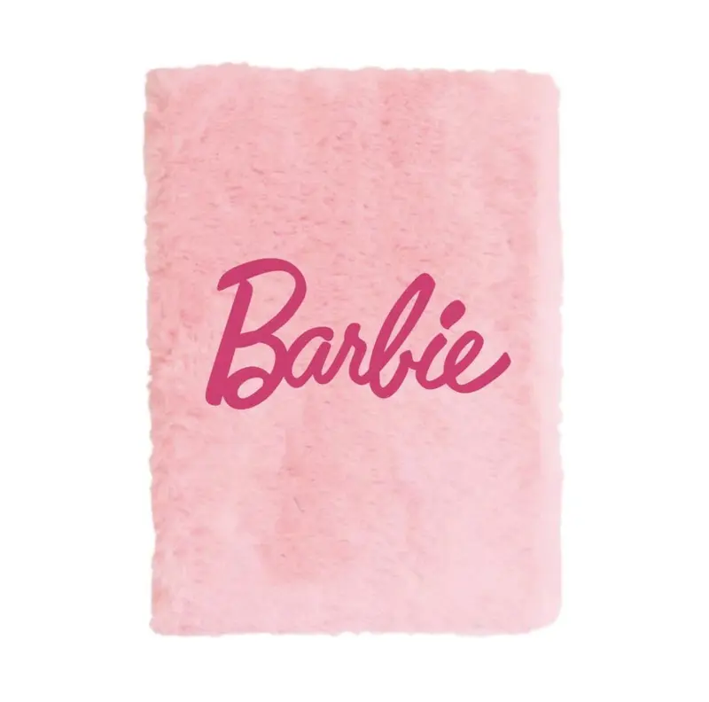 BARBIE - Notebook Premium Fourrure - Format A5
