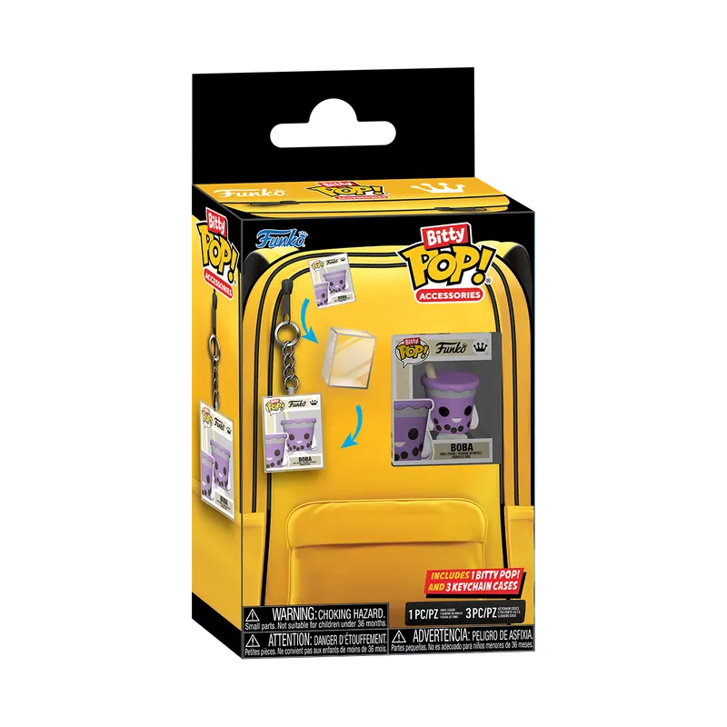 Bitty Pop! Accessories Keychain Cases 4-Pack