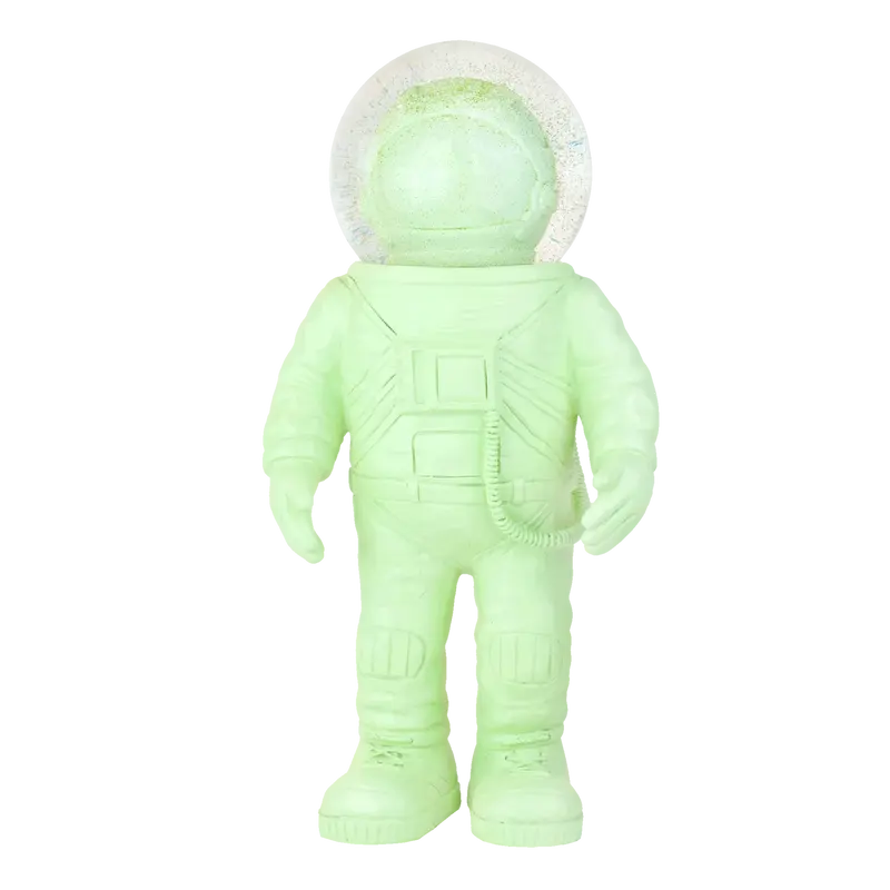 Boule à Neige Astronaute Géant Vert