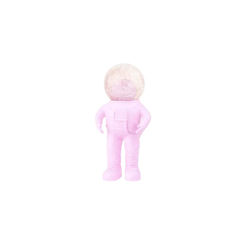 Boule à Neige Astronaute Petit Rose