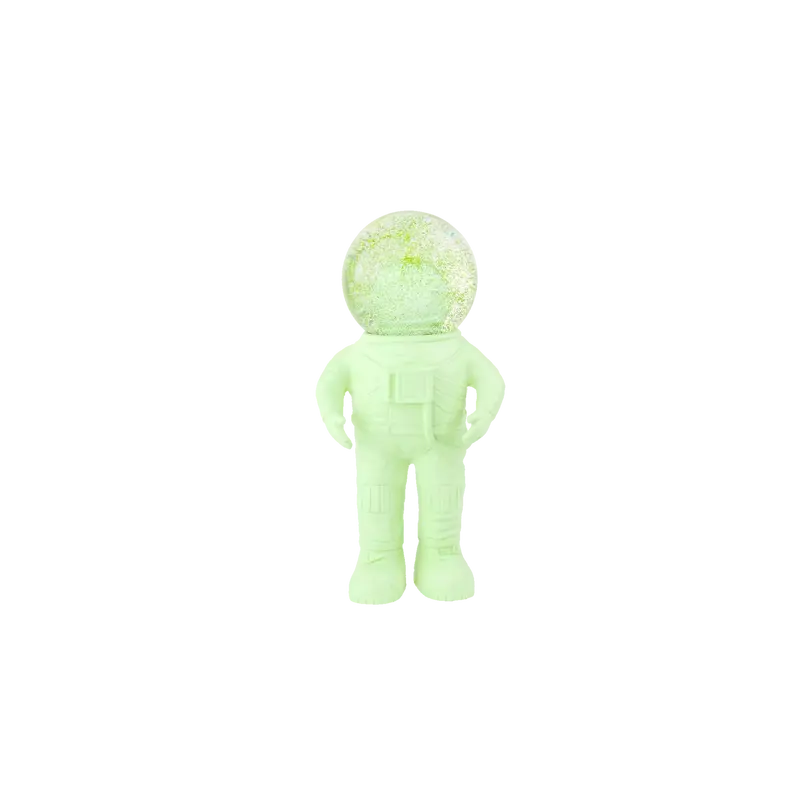 Boule à Neige Astronaute Petit Vert