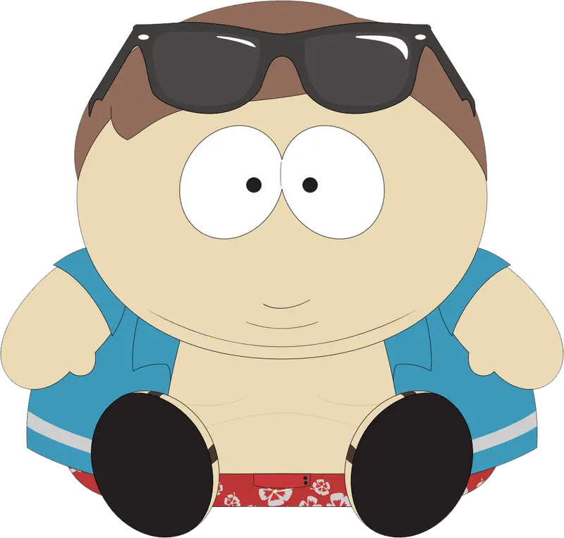Cartman at the Pool Plush (9in)