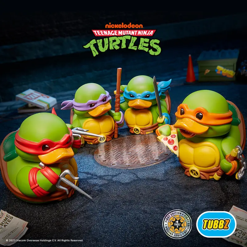 Coffret 4 Canards Tortues Ninja TUBBZ