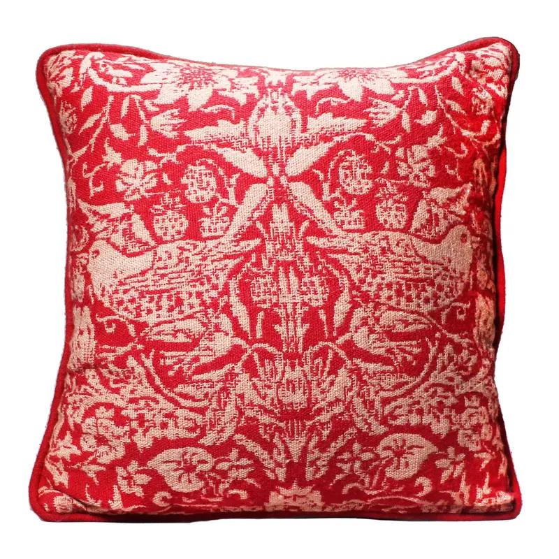 Coussin William Morris - Framboise Framboise