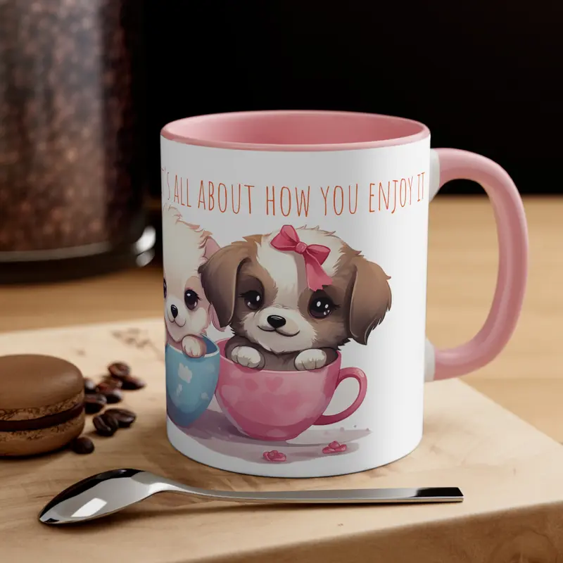 Cute Puppies Tea Mug
