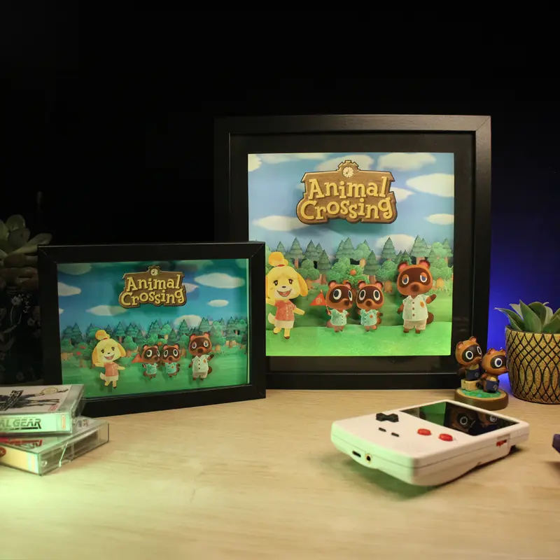 Diorama – Animal Crossing – Déco Murale