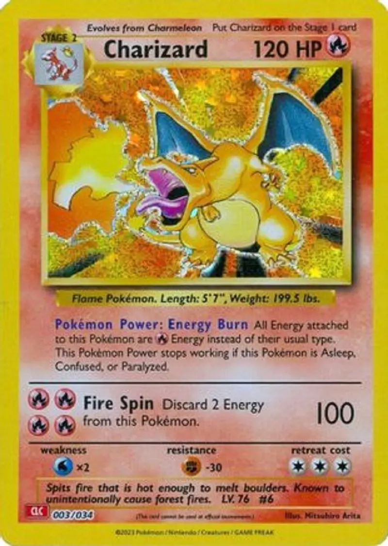 Dracaufeu / Charizard - 003/034