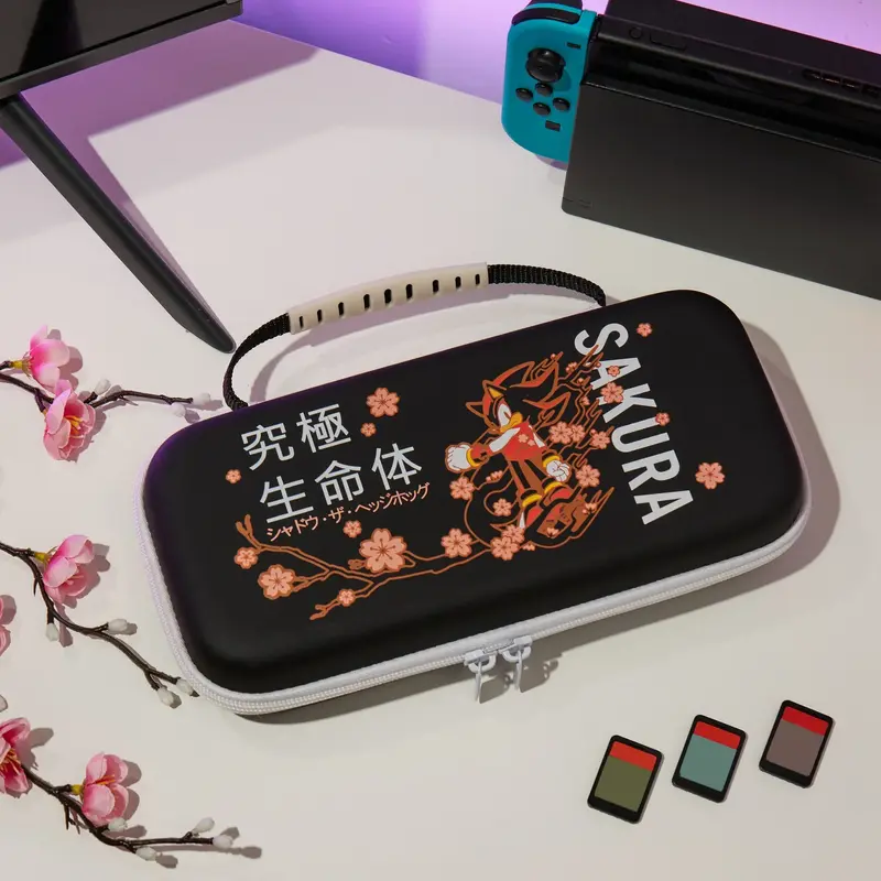 Étui Nintendo Switch Sonic - Shadow le Hérisson Sakura