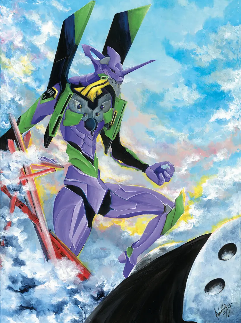 Evangelion - EVA 01 - Print Tableau Rigide