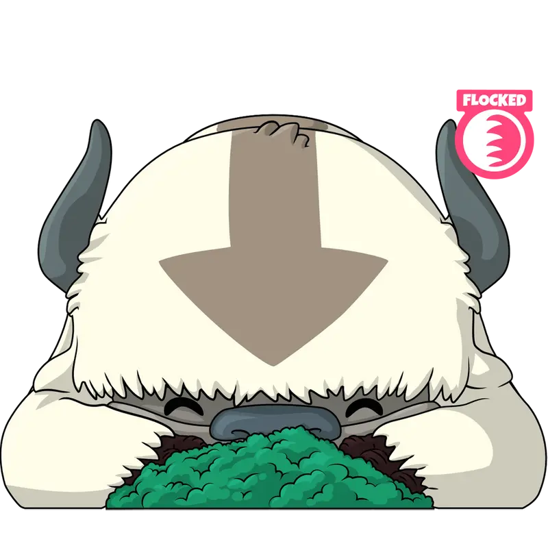 Figurine Appa Hiding Flocked