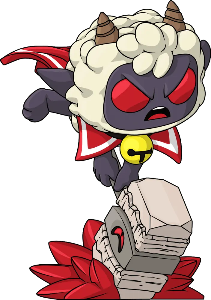 Figurine Attacking Lamb
