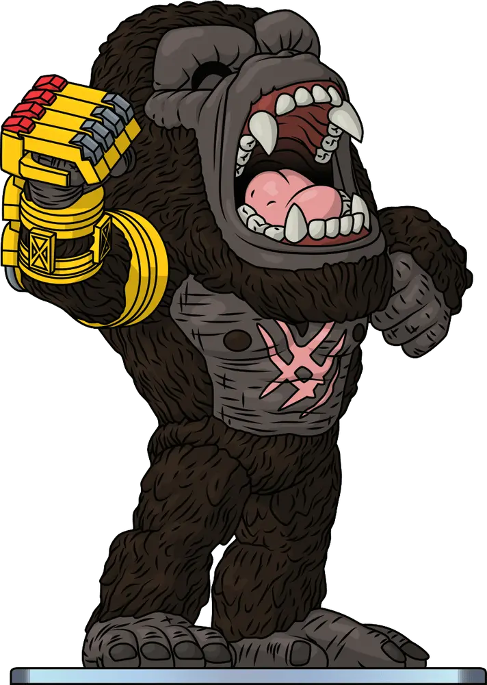 Figurine B.E.A.S.T. Glove Kong