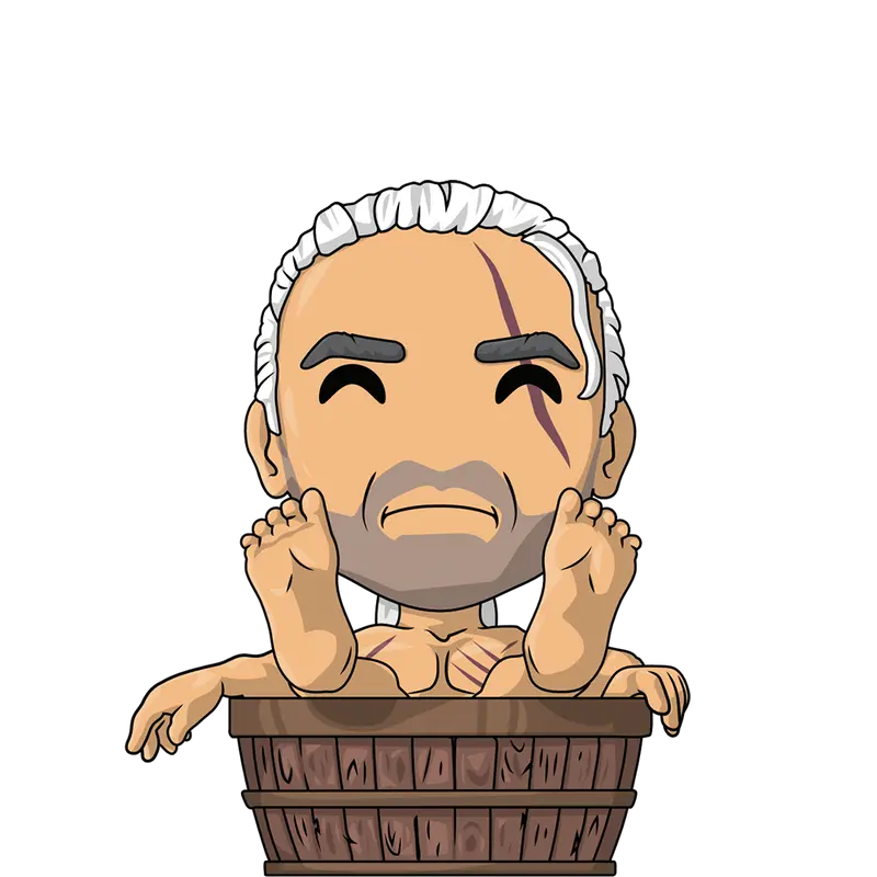 Figurine Bathtub Geralt