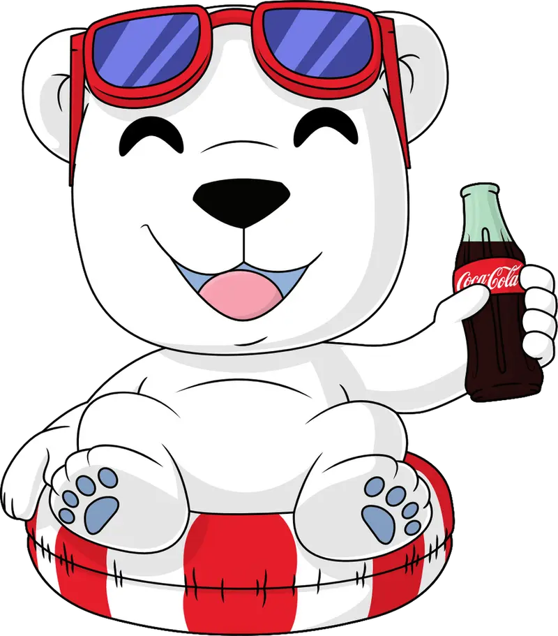 Figurine Coca-Cola Polar Bear