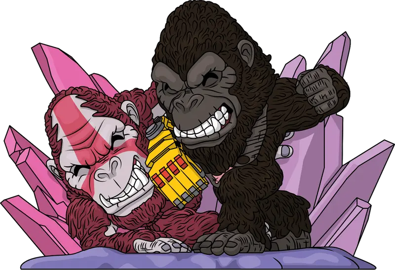 Figurine Kong vs Skar King