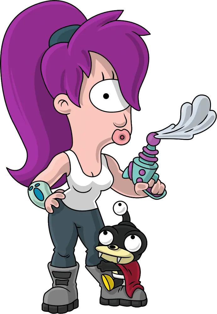 Figurine Leela & Nibbler