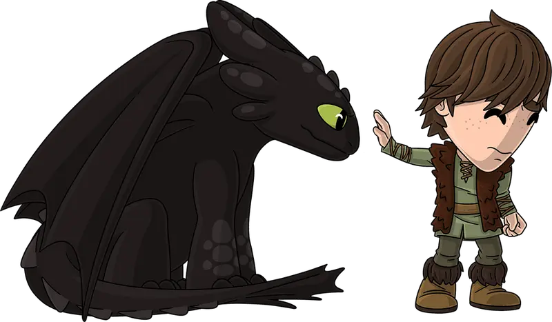 Figurine Meeting Toothless