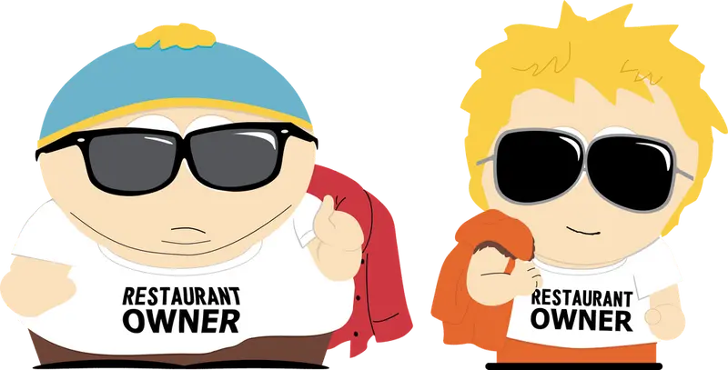 Figurine Restaurant Owners