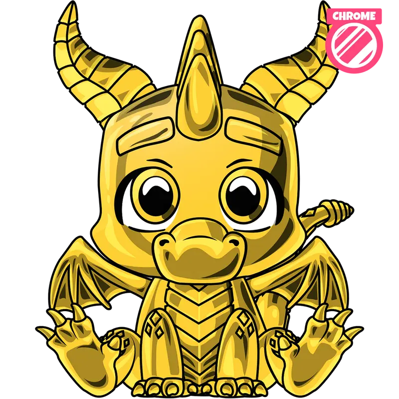 Figurine Spyro Gold Chrome