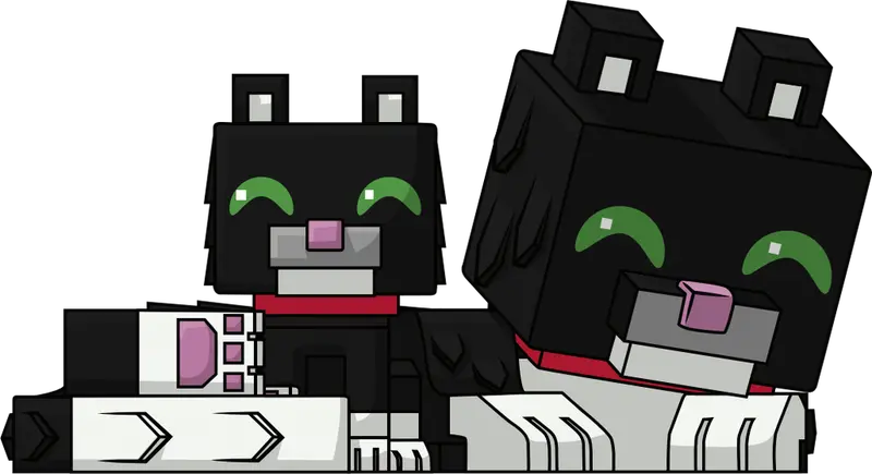 Figurine Tuxedo Cat