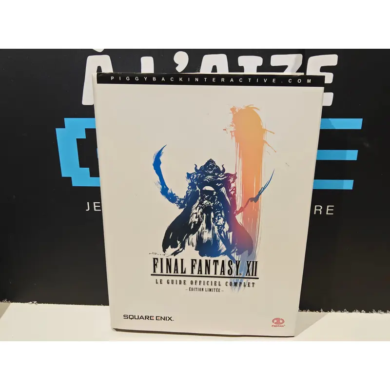 Guide Final Fantasy XII le guide officiel complet édition limitée Playstation 2