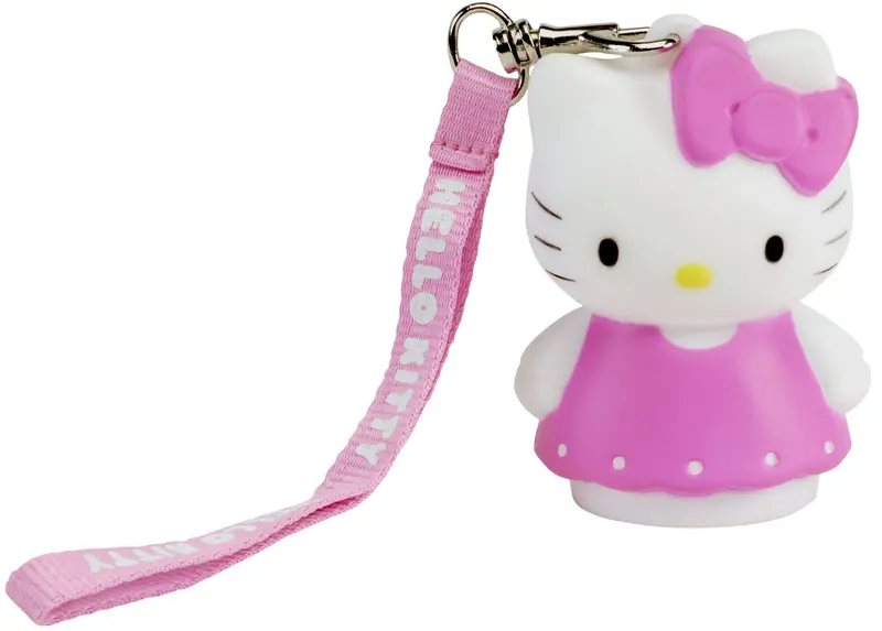 HELLO KITTY - Robe Rose - Lampe LED 8cm