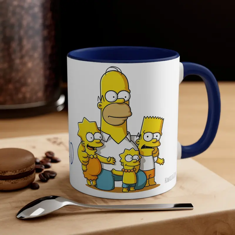 Homer Simpsons with Kids Mug