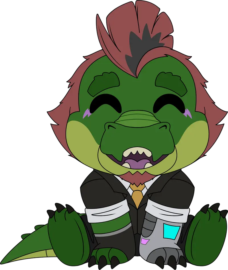 Invader Gator Plush (9in)