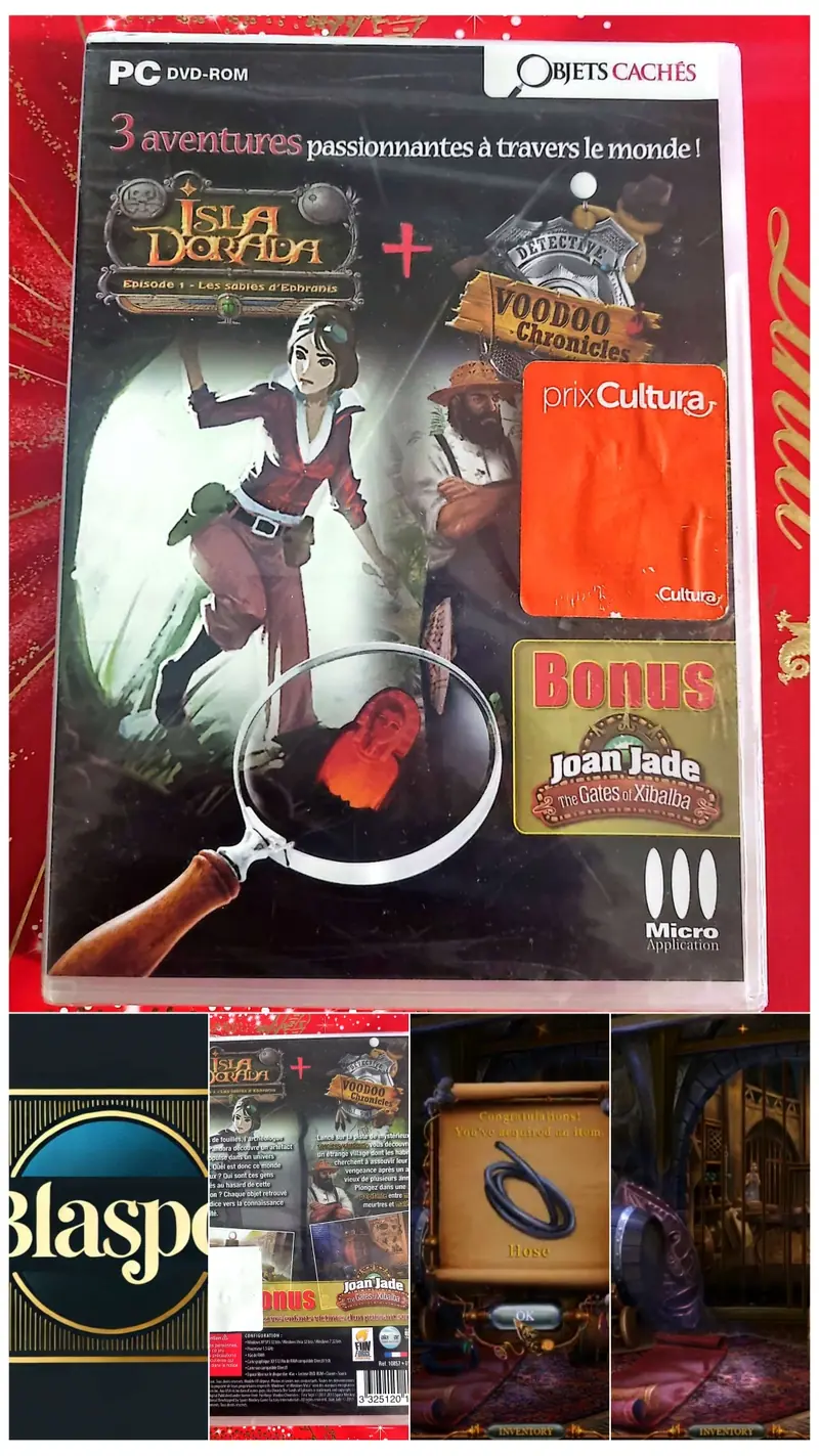 Isia DORADA + Voodoo Chronicles – Jeu PC DVD-ROM – Objets cachés