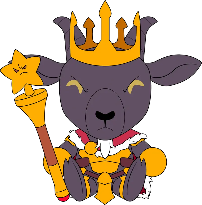 King Goat Plush (9in)