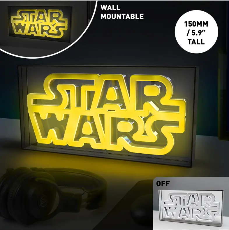 Lampe LED Néon Star Wars - Logo – 30 cm