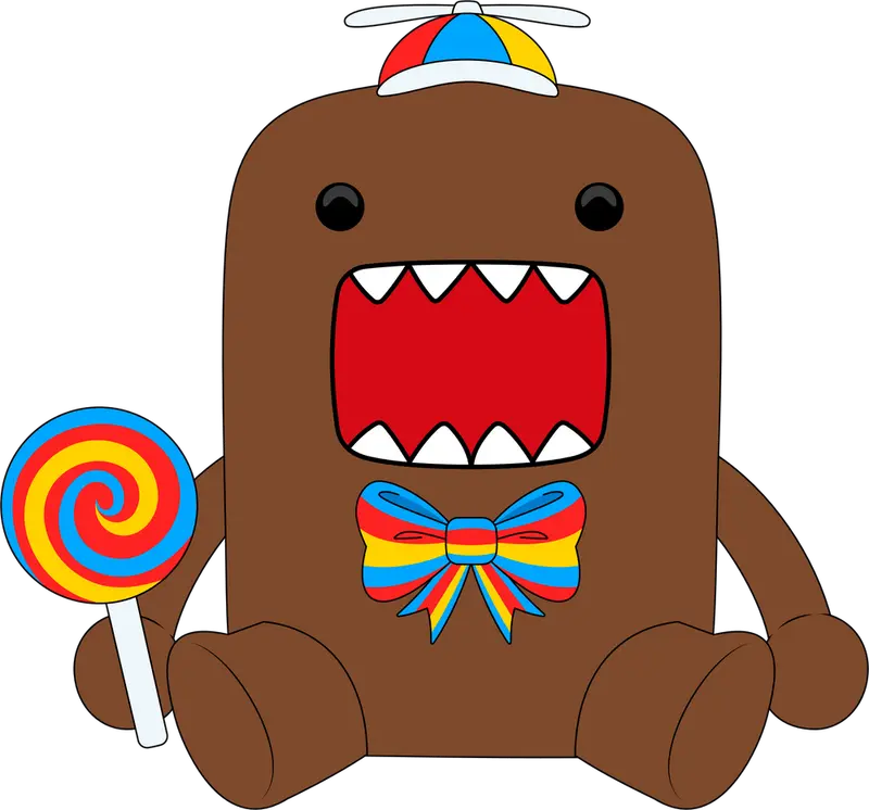 Lollipop Domo-Kun Plush (9in)