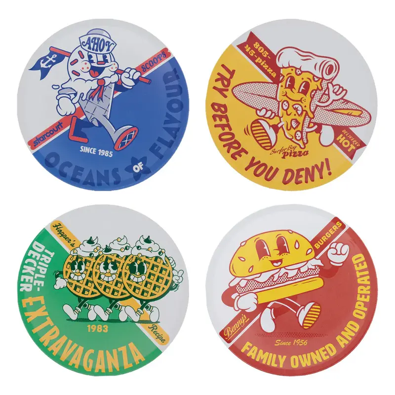 Lot de 4 Sous-Verres Stranger Things