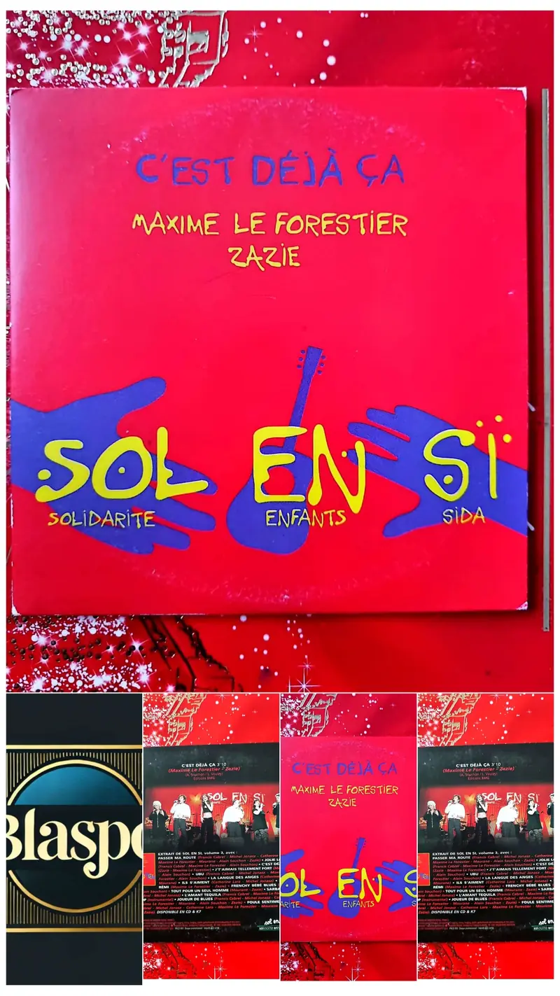 Maxime Le Forestier & Zazie – C’est Déjà Ça – CD Single – Sol En Si