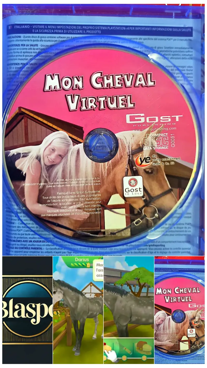 Mon Cheval Virtuel – PC – CD seul sans boîtier – Simulation équestre
