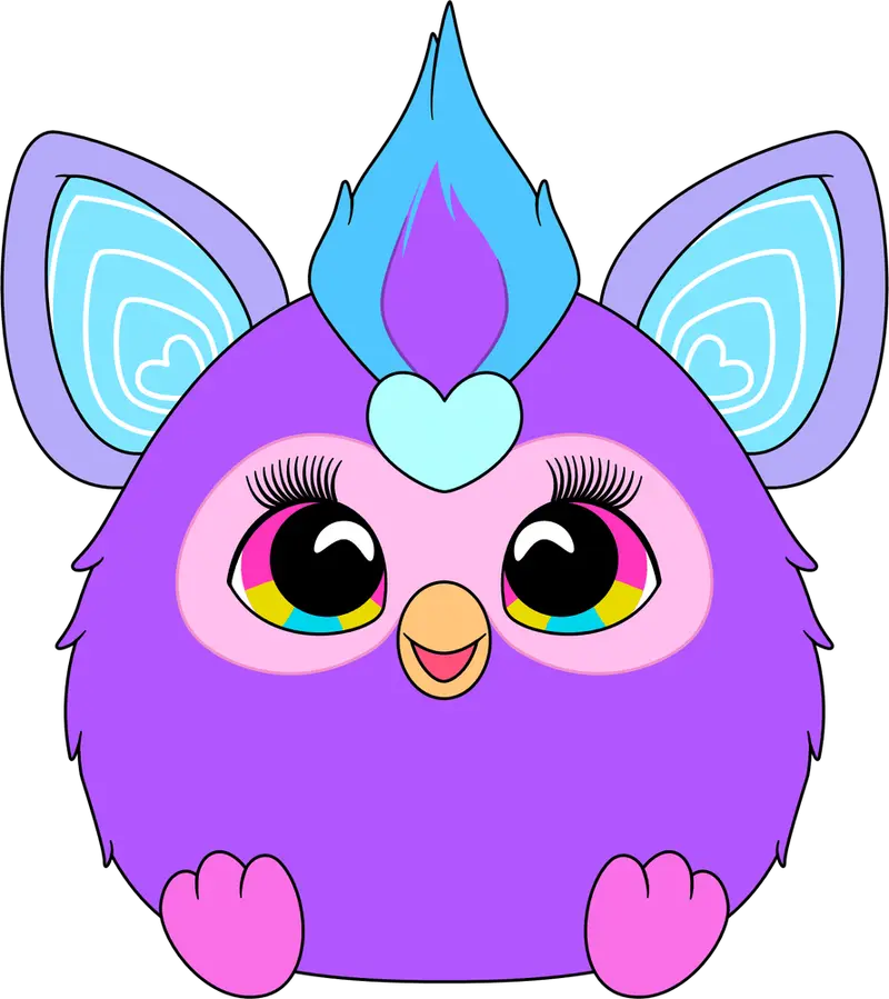 Neo Furby Plush (9in)