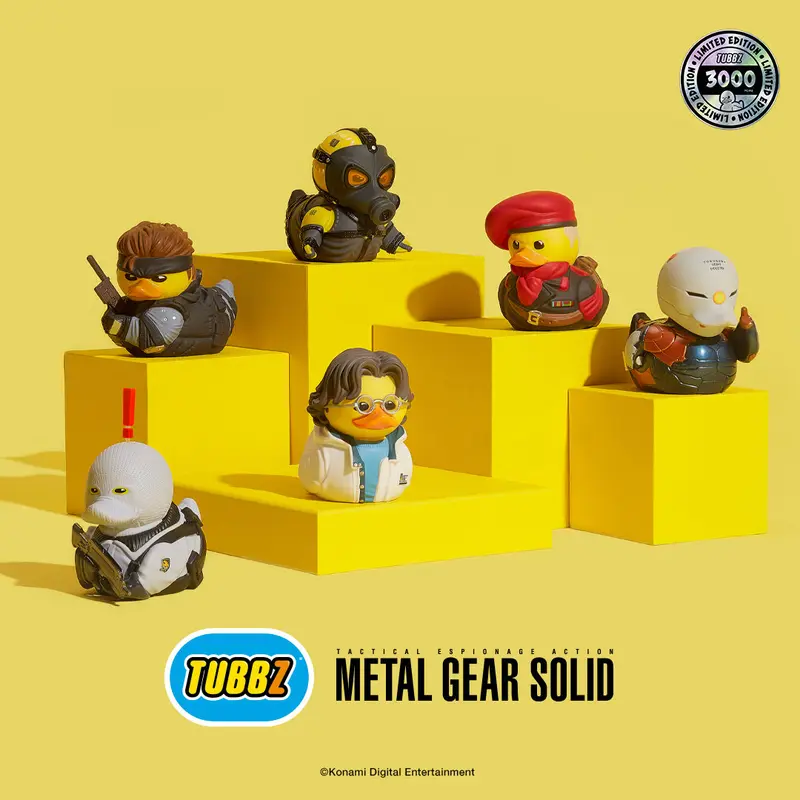Pack 6 canards Metal Gear Solid TUBBZ (First Edition)