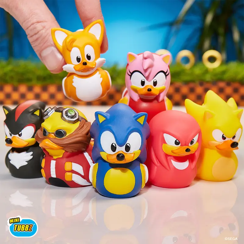 Pack 7 Mini Canards Sonic le Hérisson TUBBZ