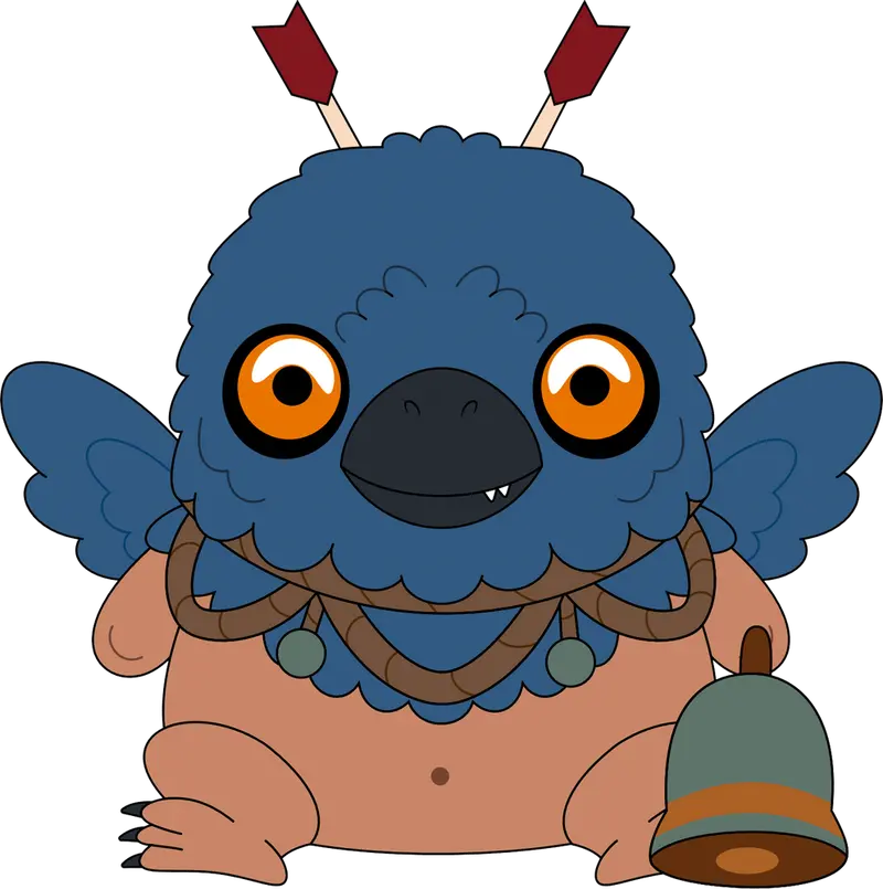 Peluche Baby Crowbell