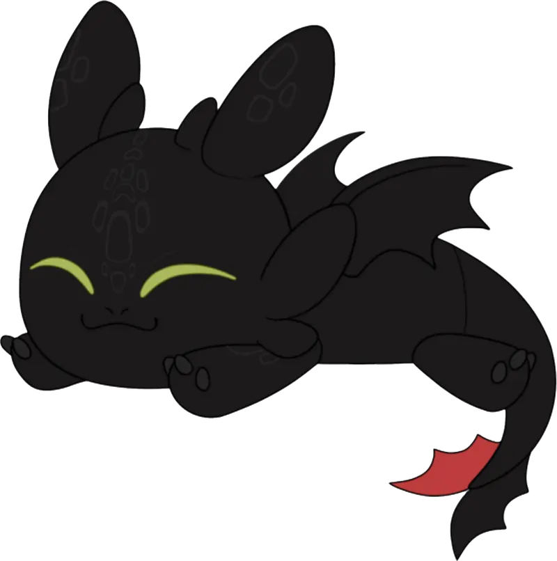 Peluche d'épaule Toothless – 15,2 cm