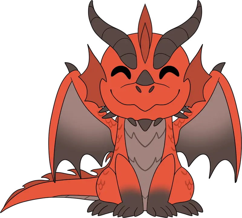 Peluche Red Dragon – 22,9 cm