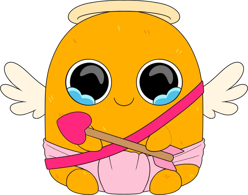 Peluche Valentines Sad Nuggie